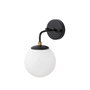 Opviq Horn - 12217 Lámpara de pared Negro, Antiguo y Crema